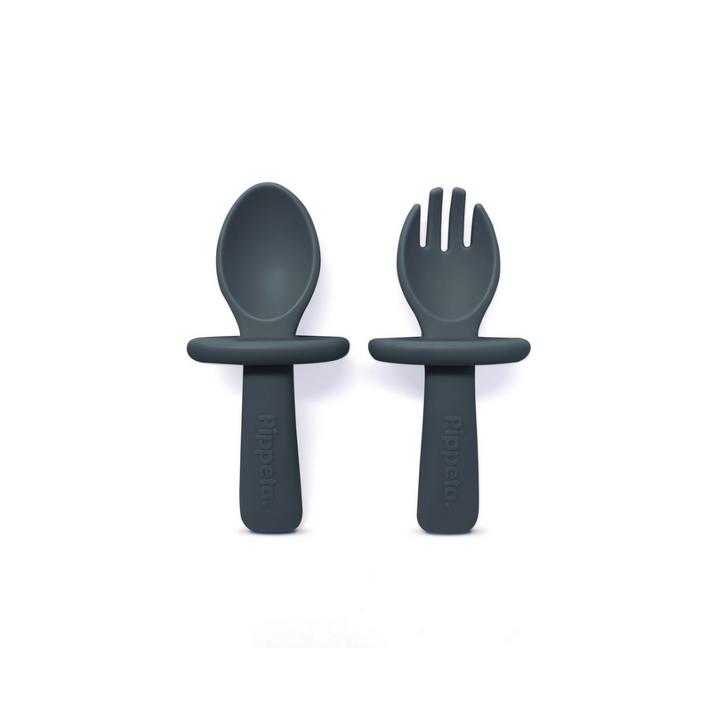 Pippeta My 1st spoon and fork set, side view