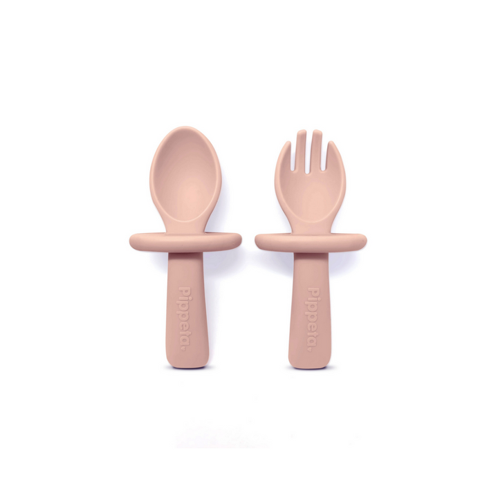 Pippeta My 1st spoon and fork set, front view