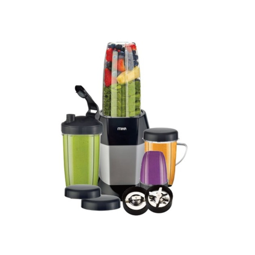 MIKA Nutriblast 1000W black and grey MNB1001, front view