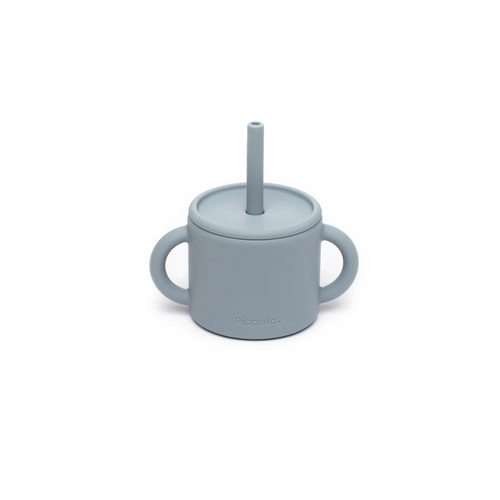 Pippeta silicone cup with straw, product detail