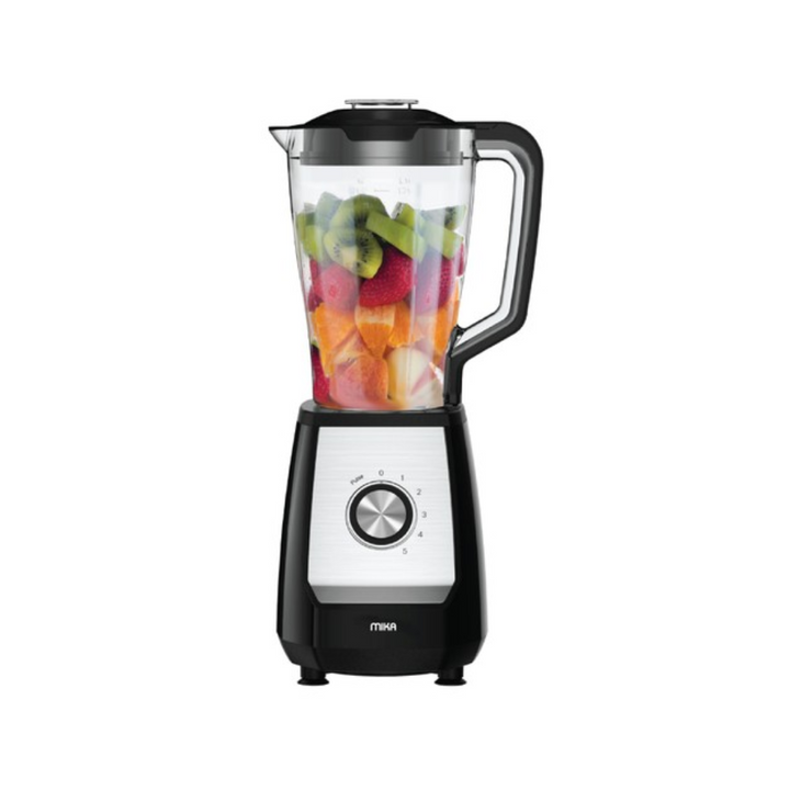 MIKA Blender, 1.75L, 600W, Black & Stainless Steel MBLR601BS
