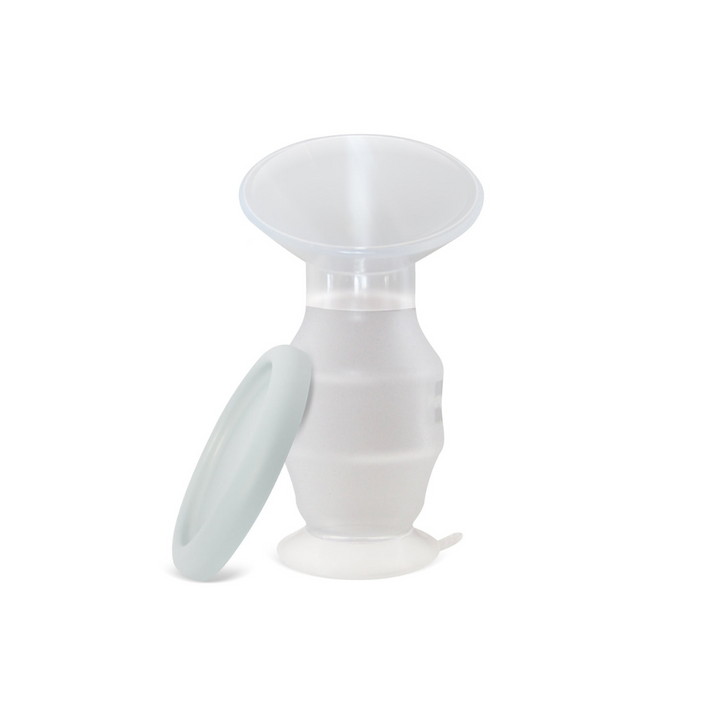 Pippeta silicone manual milk collector Sea Salt, front view