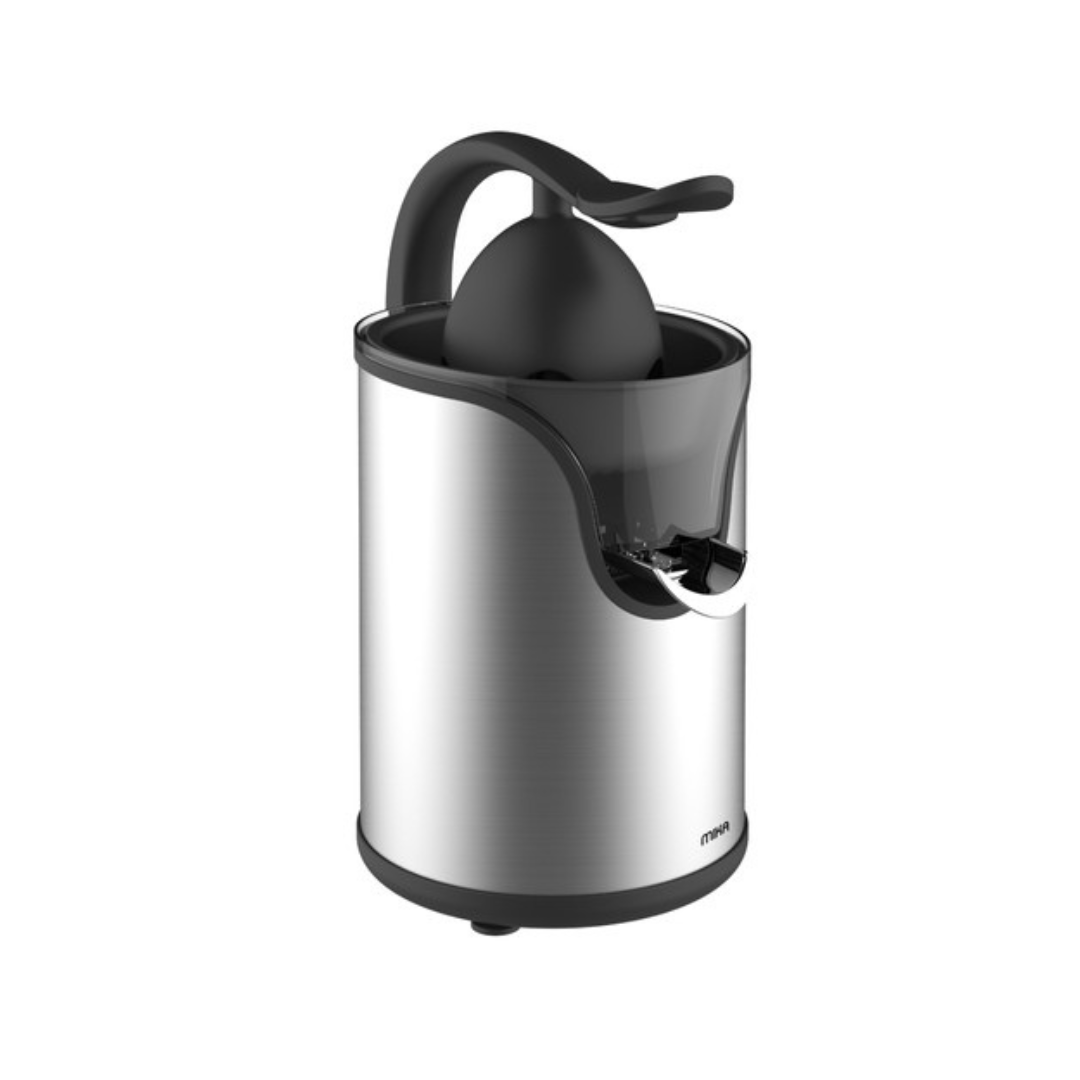 MIKA stainless-steel citrus juicer 100W MJC101X, front view