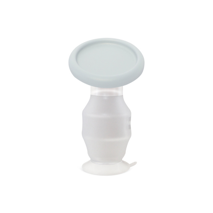 Pippeta silicone manual milk collector Sea Salt, side view