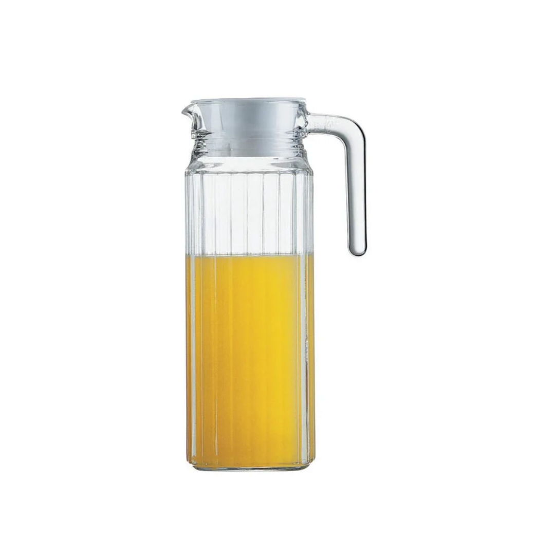 Luminarc Quadro Jug 1L3 + Lid L9918 - Red Rhino