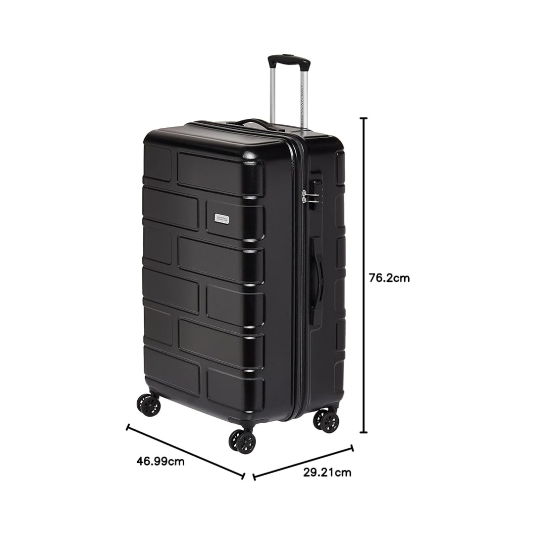 AMERICAN TOURISTER BRICKLANE SP80 B JET BLACK - Red Rhino
