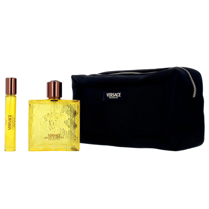 Versace Eros Energy Eau de Parfum Gift Set 100ml + 10ml Travel Spray + Pouch