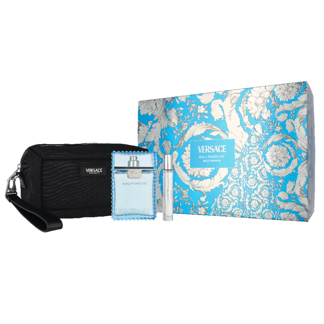 Versace Man Eau FraÃ®che Extreme Eau de Parfum Travel Set - 10ml + Pouch