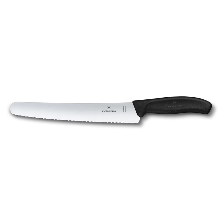 Victorinox Bread &amp; Pastry Knife 22cm Wavy Black 6.8633.22B | Buy in Kenya | Red Rhino