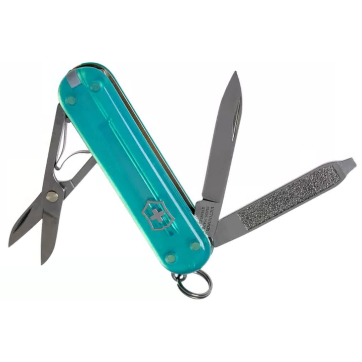 Victorinox Swiss Army Knife Classic SD Pocket 58mm, Turquoise, Blister 0.6223.23B