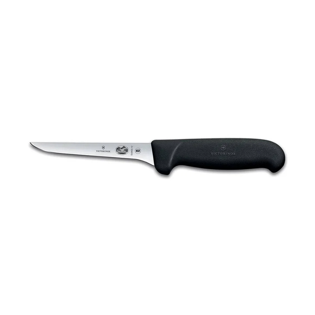 Victorinox Fibrox Boning Knife 5" Curved Narrow Blade-5.6403.12