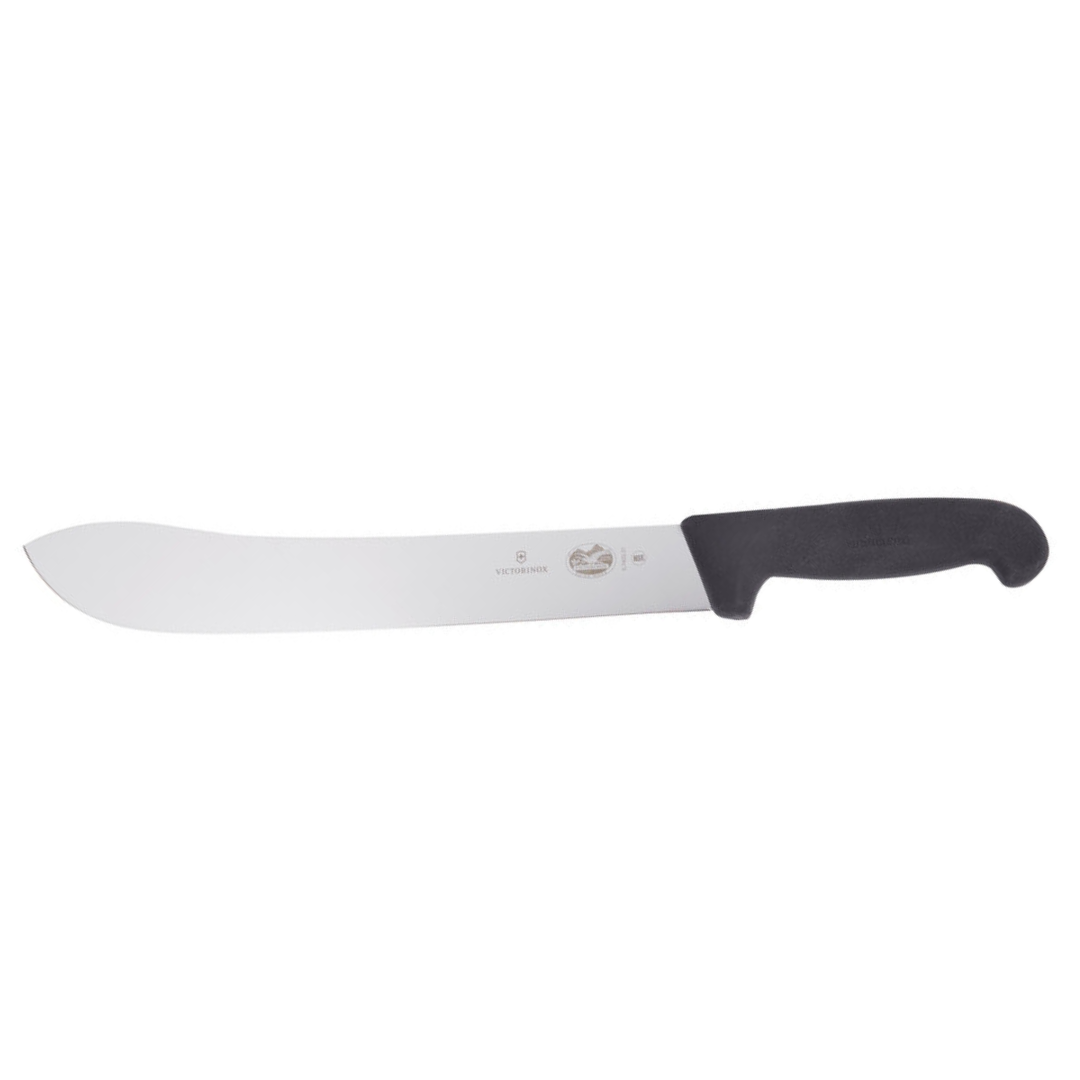 Victorinox Fibrox Butcher'S Knife 8" Wide Tip Black-5.7403.20