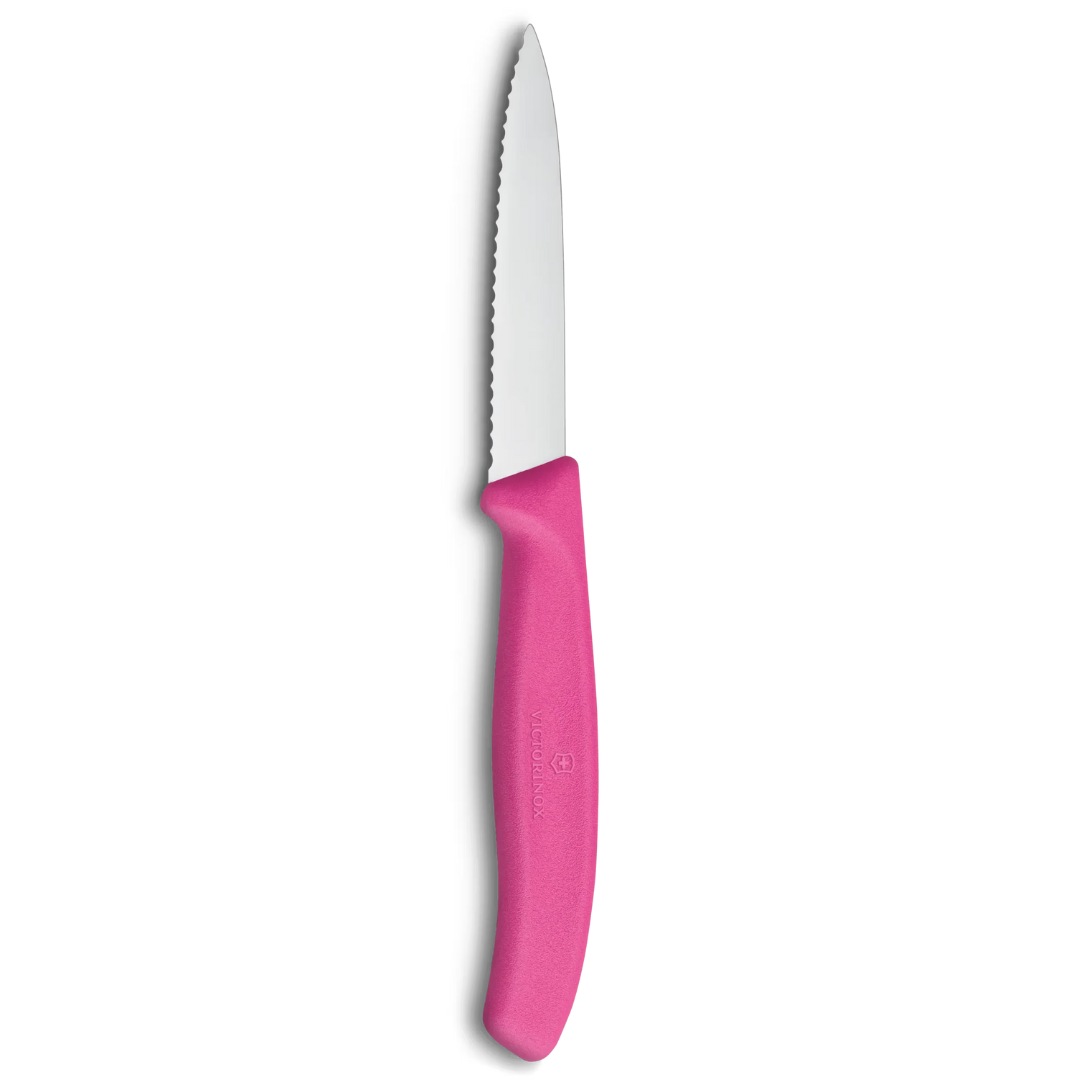 Victorinox Paring Knife Pink 8Cm (Serrated)-6.7636.L115