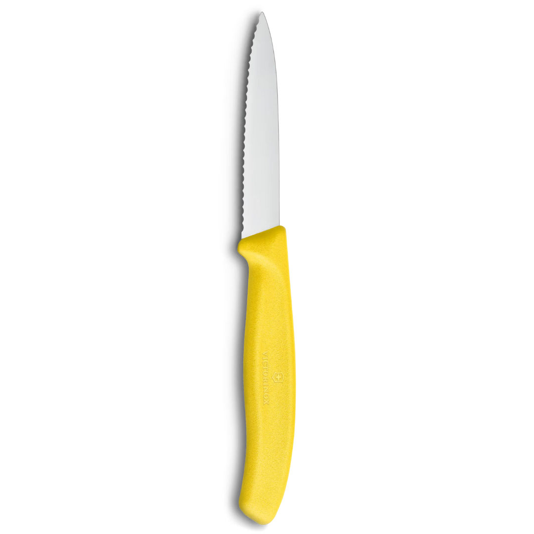 Victorinox Paring Knife Yellow 8Cm (Serrated)-6.7636.L118