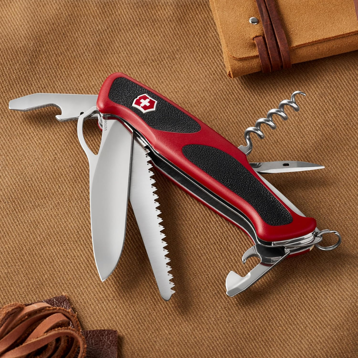 Victorinox Swiss Army Knife Ranger 79 M Grip 130mm Red/Black Blister