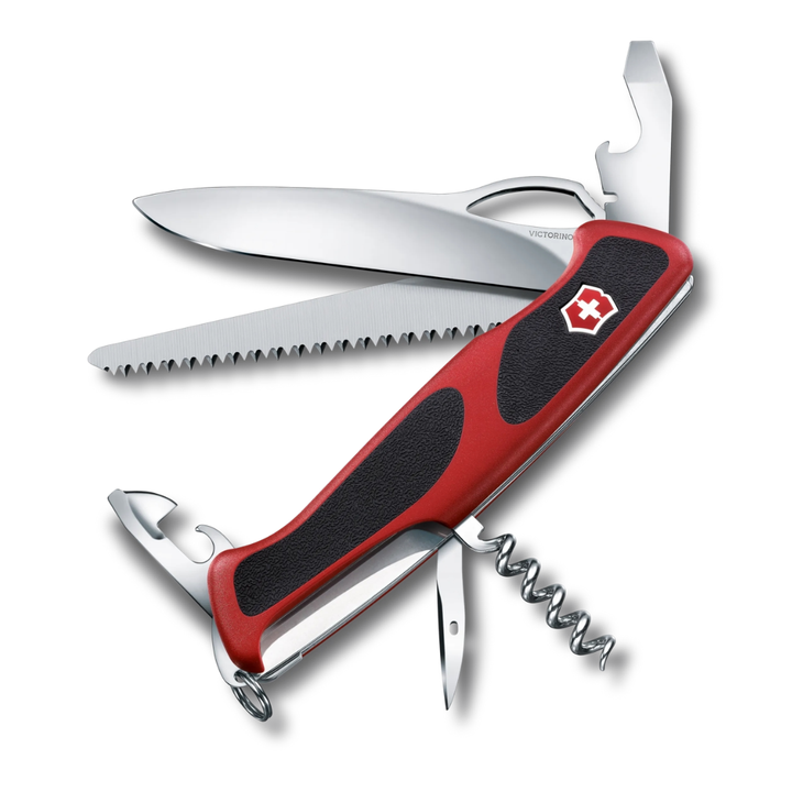 Victorinox Swiss Army Knife Ranger 79 M Grip 130mm Red/Black Blister