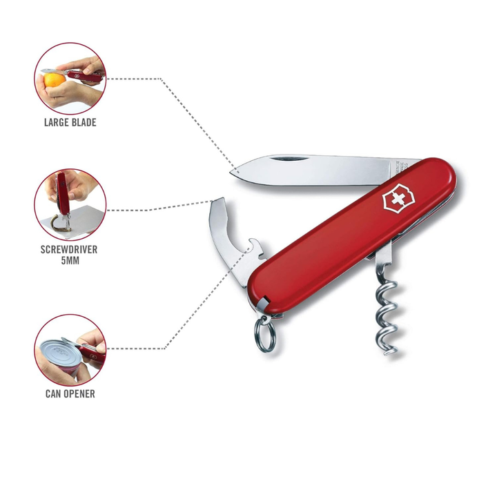 Victorinox Swiss Army Knife Waiter Red