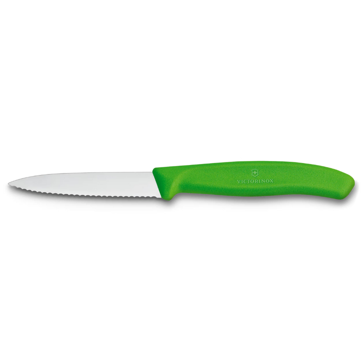 Victorinox Swiss Classic Paring Knife Serrated 8cm Green 6.7636.L114 | Buy in Kenya | Red Rhino
