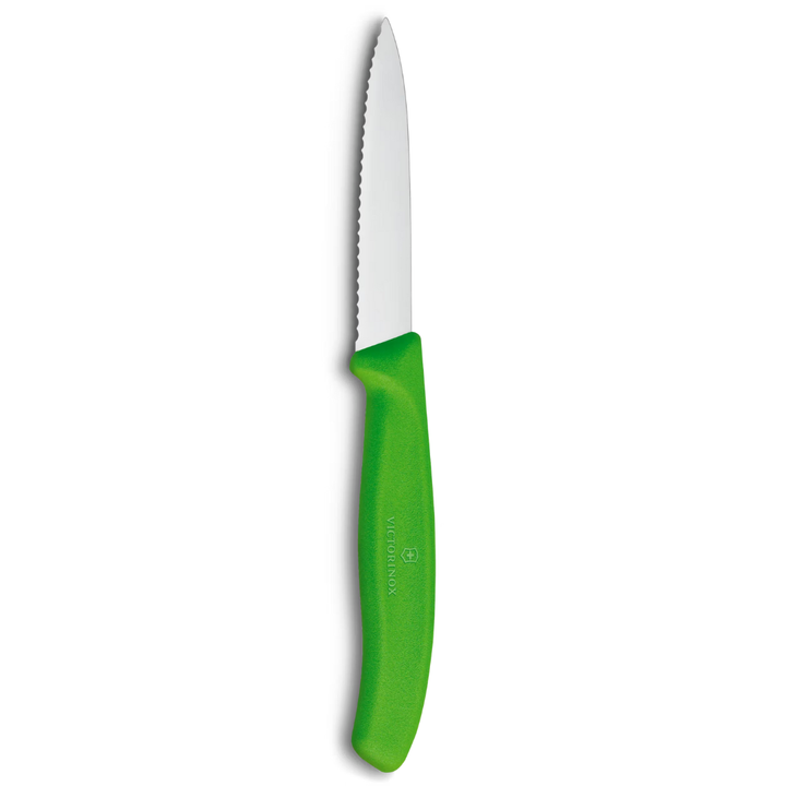 Victorinox Swiss Classic Paring Knife Serrated 8cm Green 6.7636.L114 | Buy in Kenya | Red Rhino