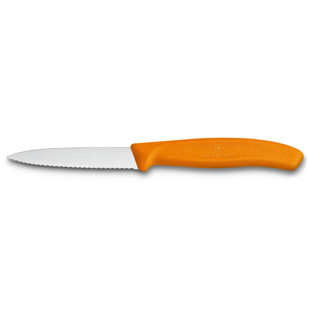 Victorinox Swiss Classic Paring Knife Serrated 8 Cm (Orange)-6.7636.L119