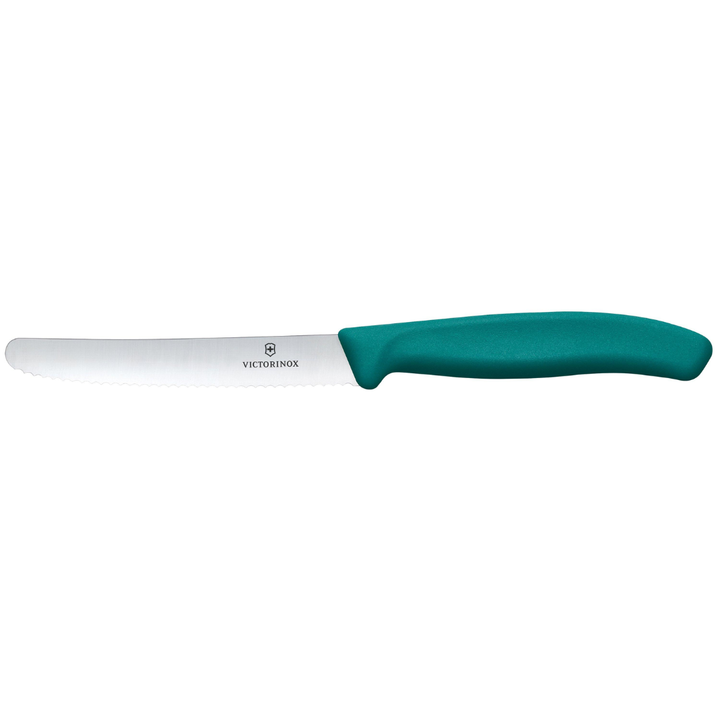 Victorinox Tomato &amp; Table Knife Set 2 Pieces 11cm Wavy Green 6.7834.2C1 | Buy in Kenya | Red Rhino