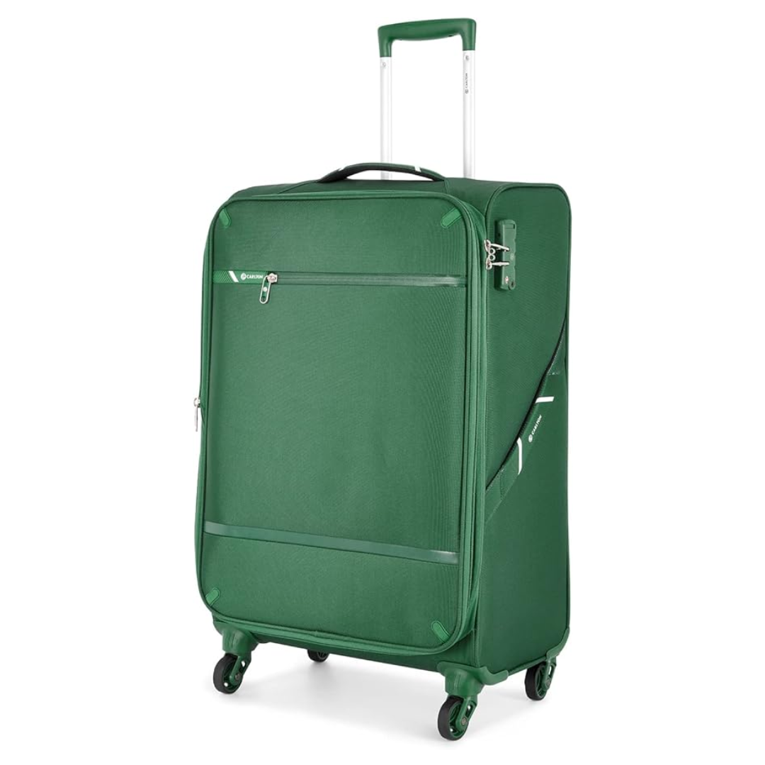 Carlton Amberlite SL green suitcase product detail