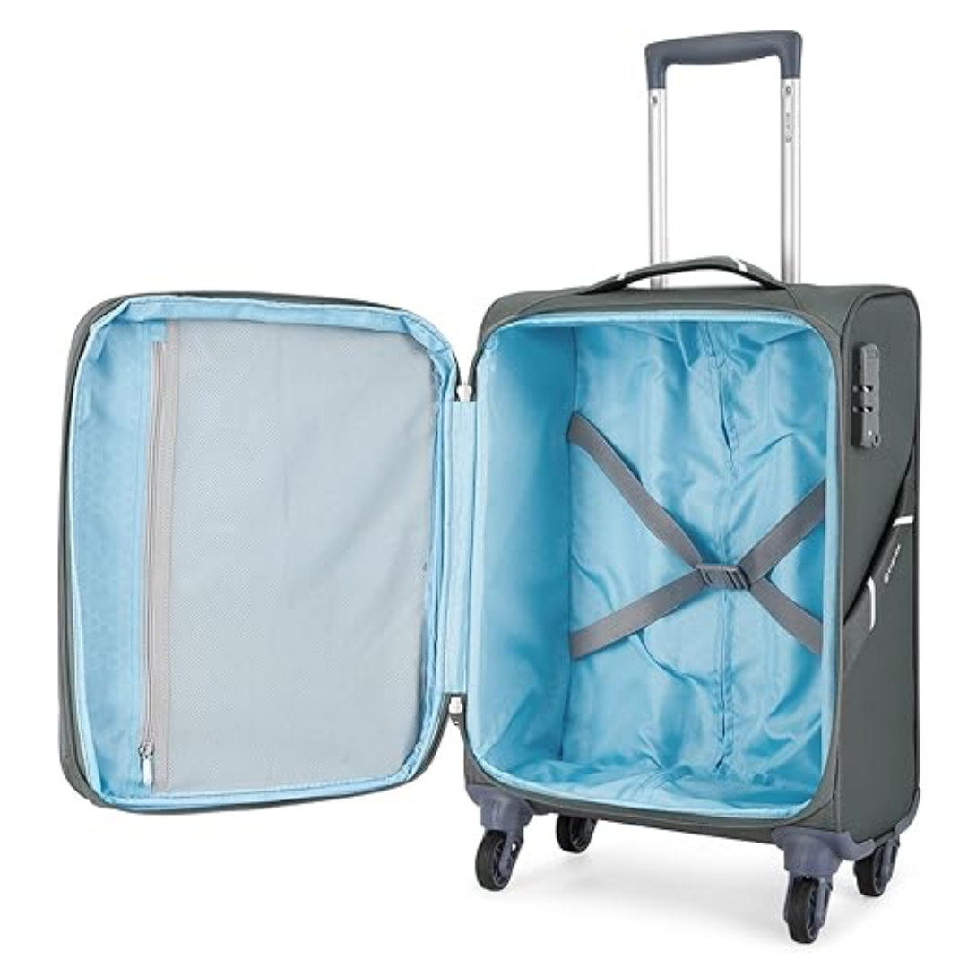 Carlton Amberlite SL grey suitcase, alternate view