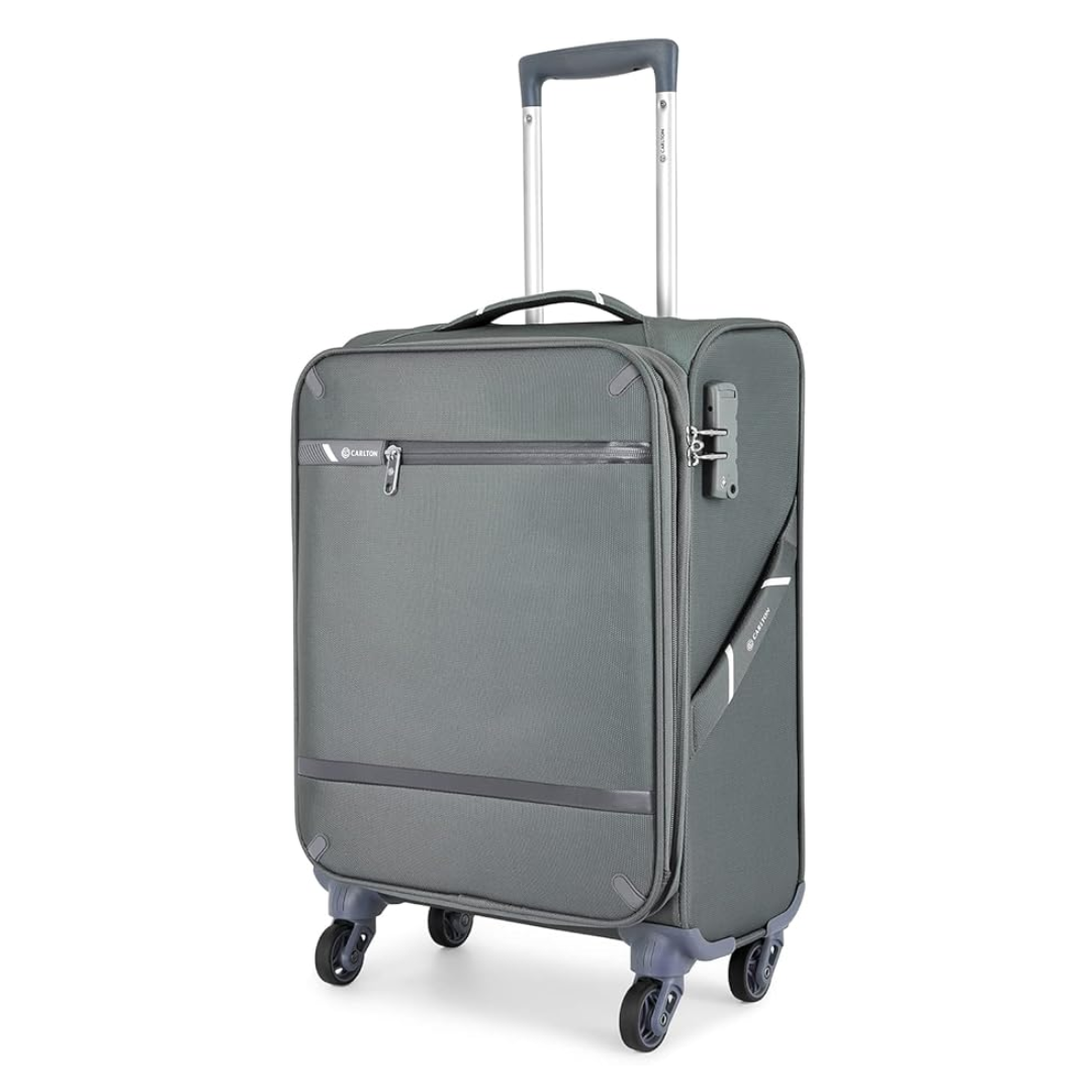 Carlton Amberlite SL grey suitcase product detail
