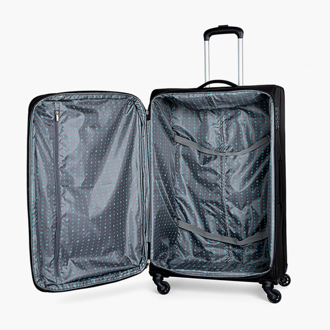 Carlton Elante black suitcase product detail
