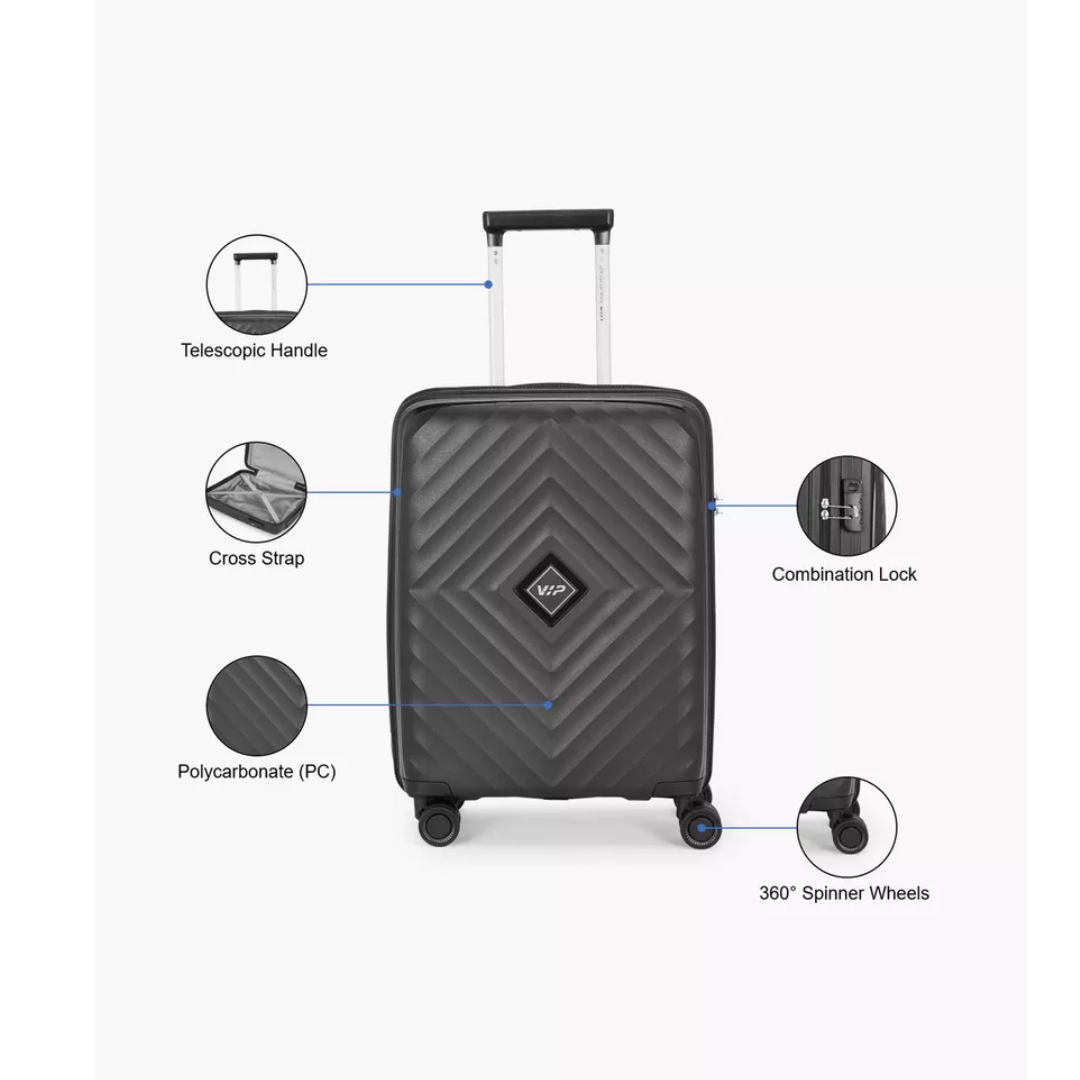 Vip Quad Hl 8W 44.5X52X66Cm Medium Black