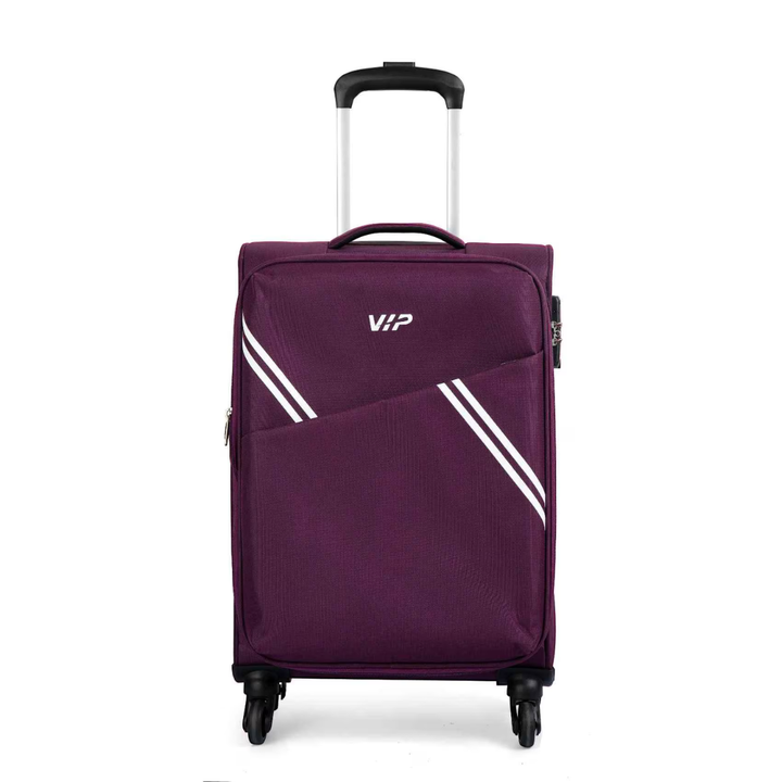 VIP Verona purple suitcase, shared front view