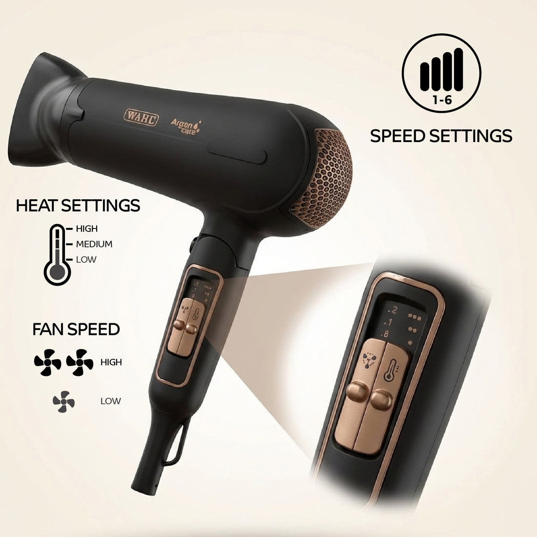 WAHL Pro Style Argan Care Hair Dryer 2200W | Buy in Kenya | Red Rhino