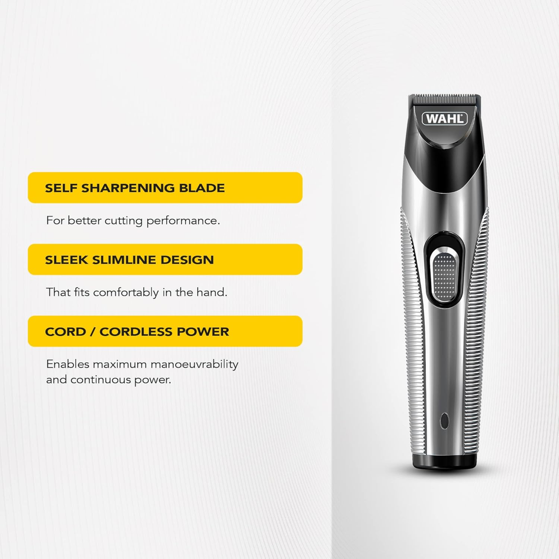 WAHL Silver Trim Beard Trimmer