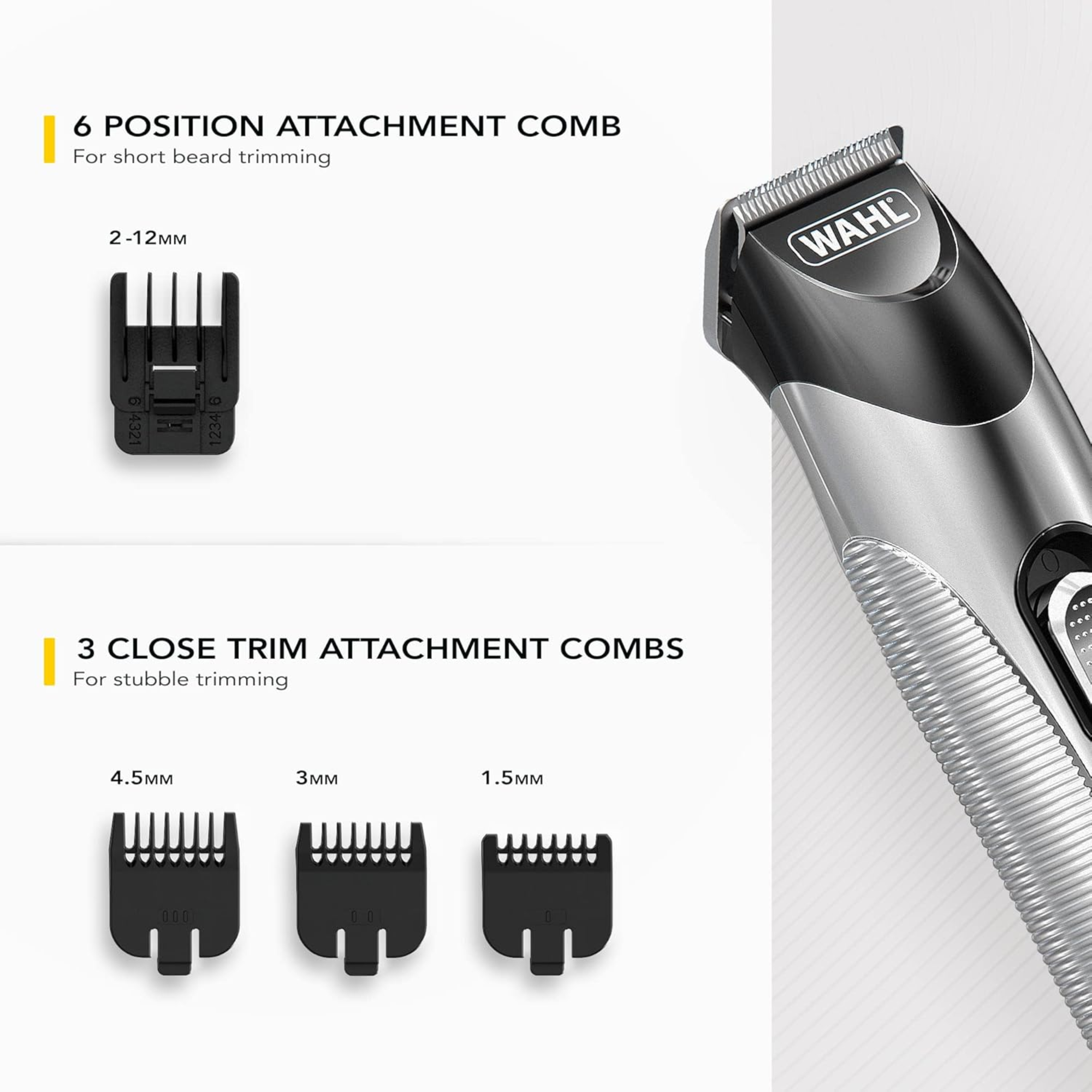 WAHL Silver Trim Beard Trimmer