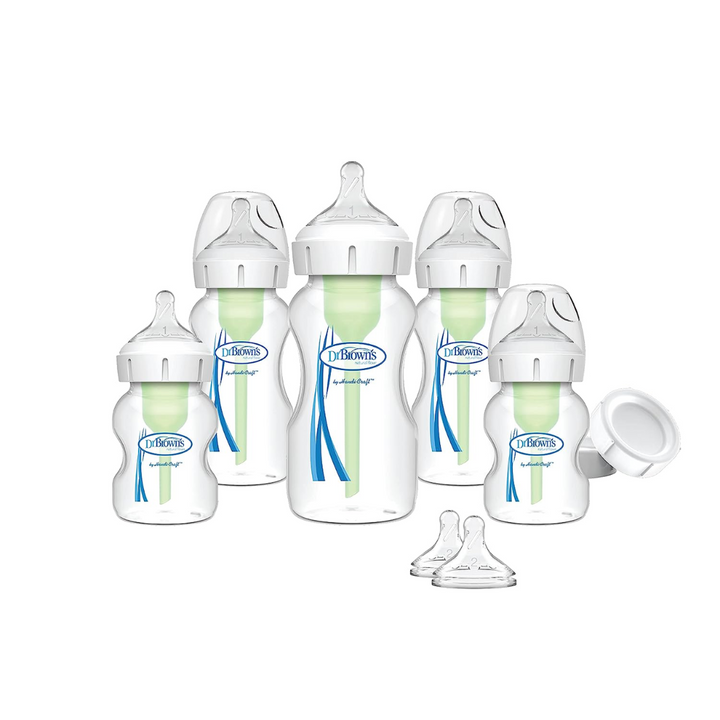 Dr. Brown's Natural Flow Anti-Colic Options plus Wide-Neck Baby bottle âWB09600Bottle Newborn Feeding - Red Rhino