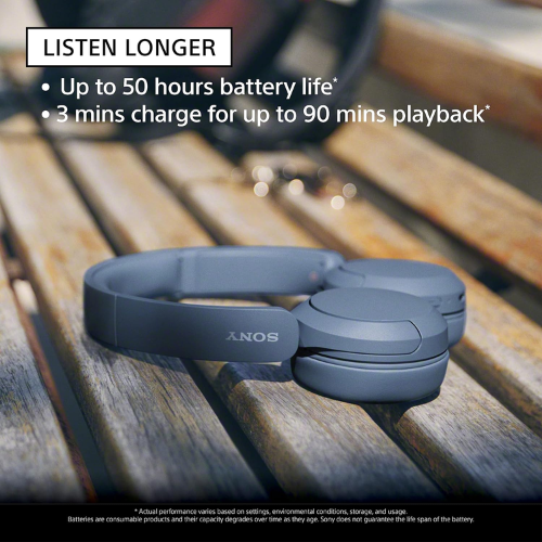 Sony Wireless On-Ear Headphones WH-CH520 Black