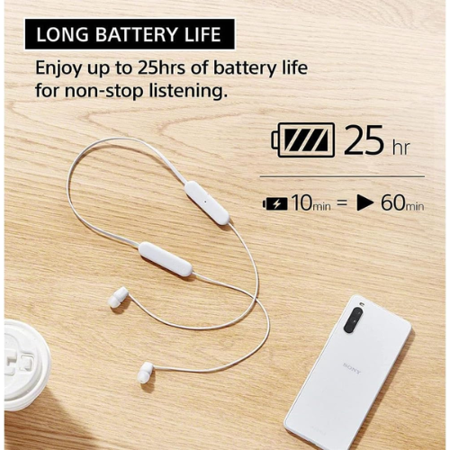 Sony WI-C100 Wireless In-Ear Bluetooth Neckband Headphones Black | Buy in Kenya | Red Rhino