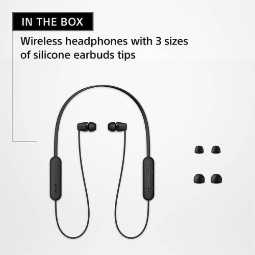 Sony Wireless In-Ear Bluetooth Headphones WI-C100 Black