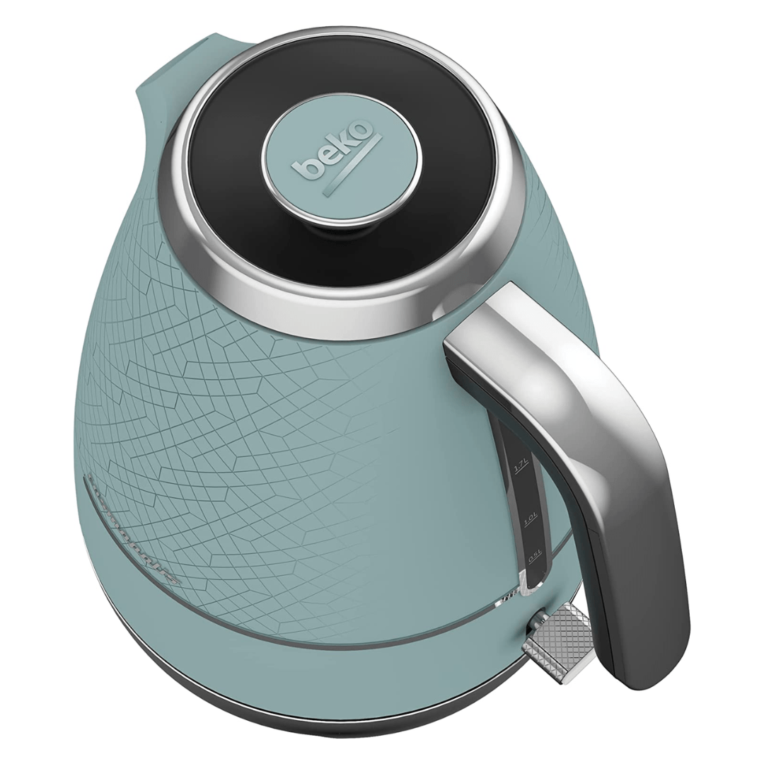 Beko Cosmopolis Dome Kettle , Retro Teal Design, 1.7L WKM8307T - Red Rhino