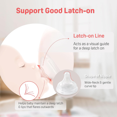 Pigeon SofTouch Teat - Size M (2 Pack) 3M+