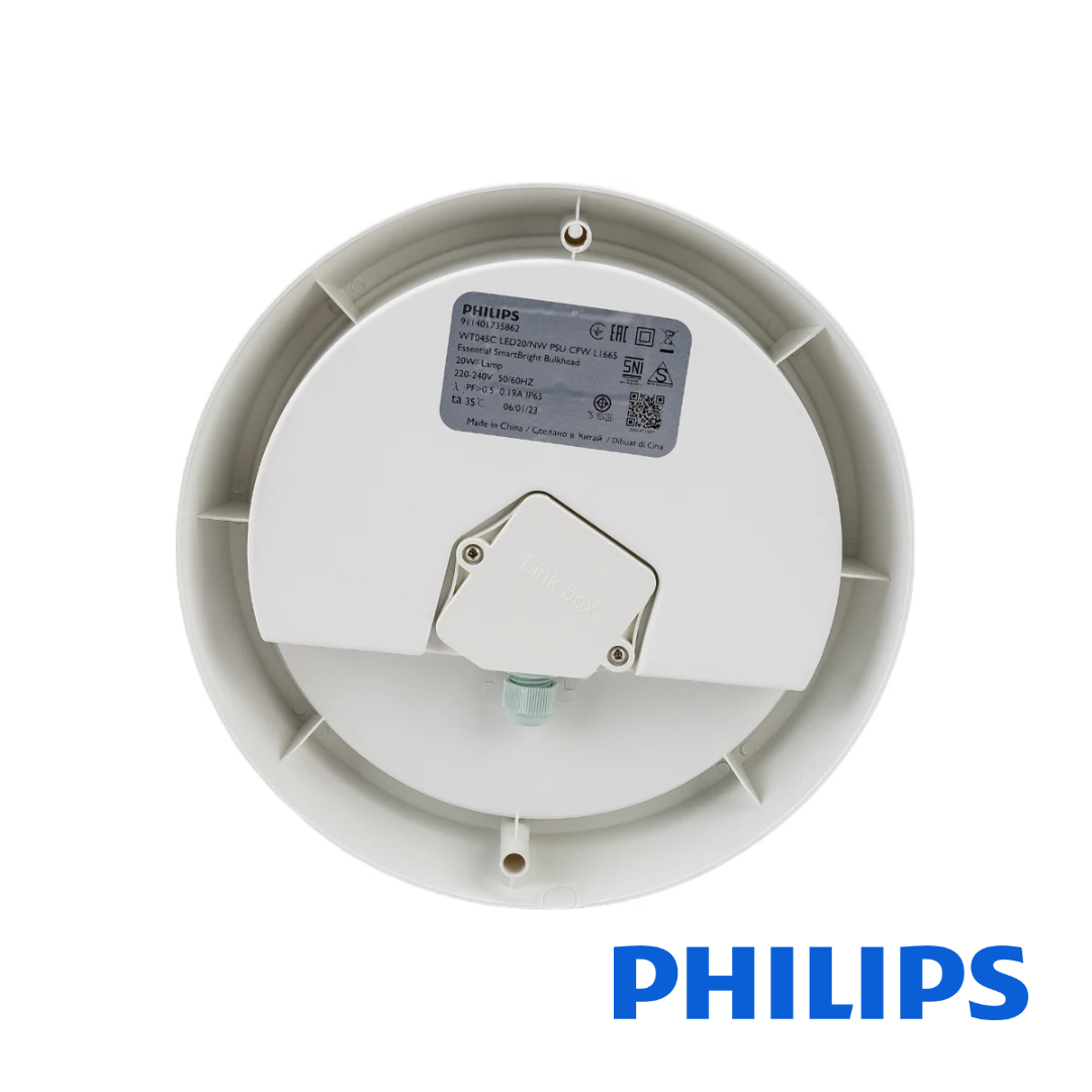 Philips Essential Smartbright Bulkhead 12W IP65 LED12/NW L1065