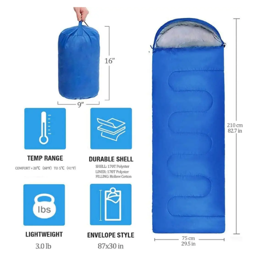 Weekender Outdoor Camping Sleeping Bag Assorted Colors