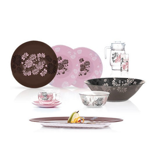 Luminarc Tamako Pink Dinner Set