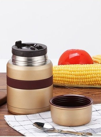 BA Vacuum Food Flask 500ML-Gold HMBA137 - Red Rhino