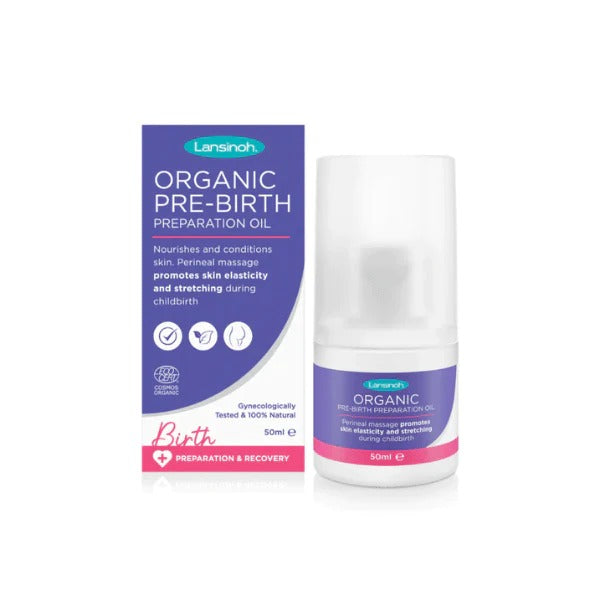 Lansinoh Organic Pre-Birth Preparation Oil - 50ml-68120 - Red Rhino