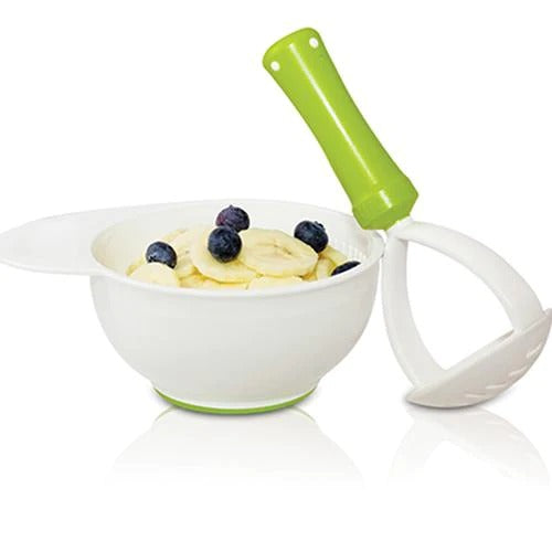 NUK Baby Food Masher & Bowl Set Age- 6m+10255180 - Red Rhino