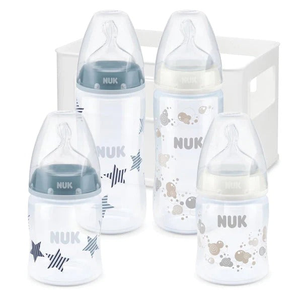 Nuk First Choice plus bottles Set for BOYS -0-6m+10225106 - Red Rhino