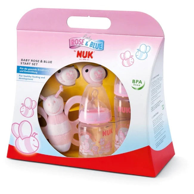 NUK Baby Rose Starter Set Age- 0-6M+10260192 - Red Rhino