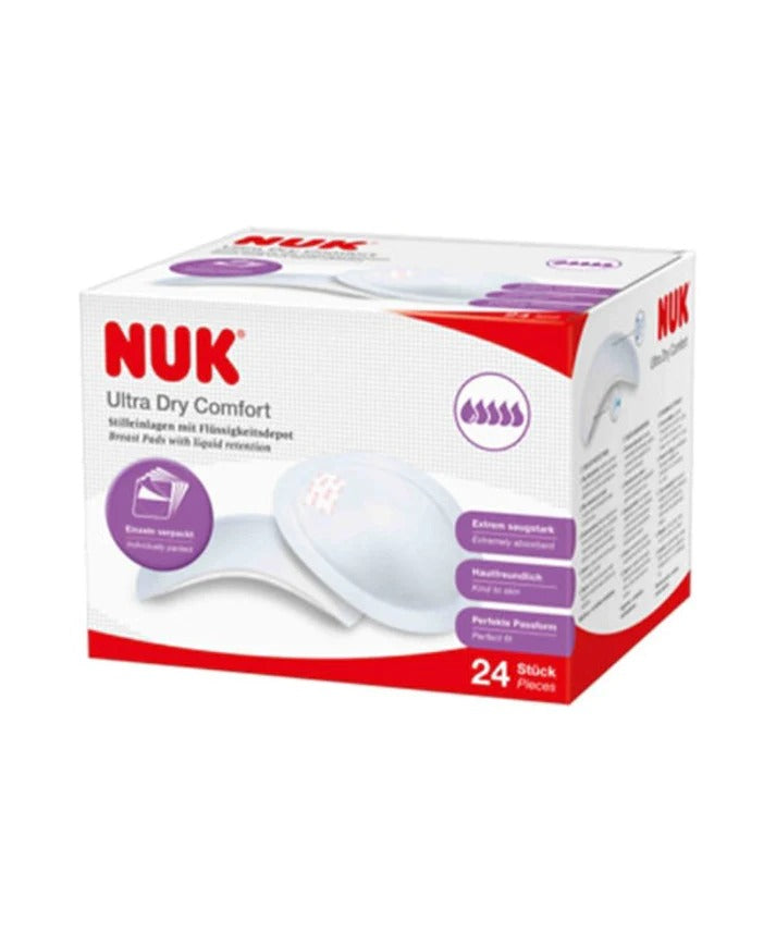 Nuk Ultra Dry Comfort Nursing Pads 24 Pack-10252079 - Red Rhino