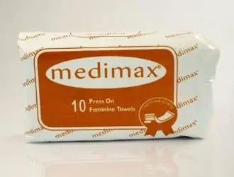 Medimax247 Sanitary Pads 10'S - Red Rhino